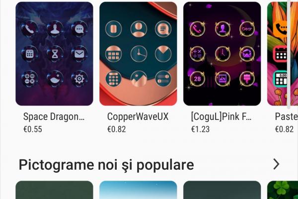 Galerie capturi de ecran Samsung Galaxy S21 5G (Screenshots intefață grafică)