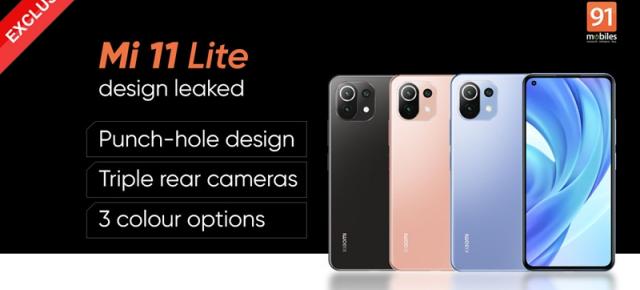 Xiaomi Mi 11 Lite primește noi randări! Sunt dezvăluite și culorile în care va fi disponibil noul smartphone