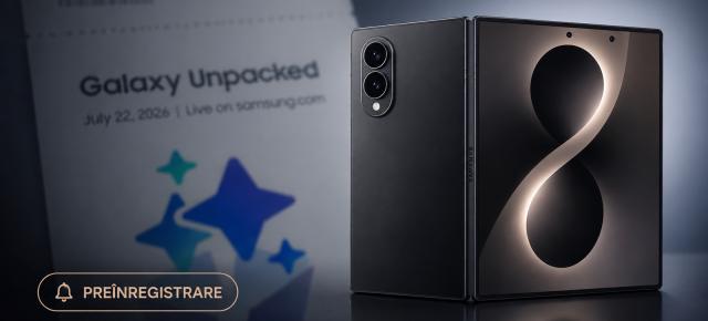 Preț și disponibilitate Samsung Galaxy Z Fold8 în România (Preînregistrare)