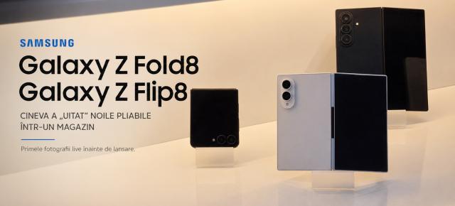 Cineva a „uitat” Galaxy Z Fold8, Galaxy Z Flip8 într-un magazin; Iată fotografii live