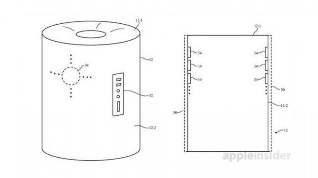 <b>Difuzorul Apple cu Siri la pachet este descris de un brevet proaspăt acordat americanilor</b>Ieri am descoperit că două dintre tehnologiile vehiculate a sosi pe iPhone 8 au fost brevetate de către compania din Cupertino, iar astăzi aflăm că și acel difuzor smart cu Siri la bord a primit aplicația de brevet asociată. Ne este prezentată aici o boxă