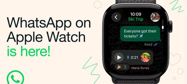 WhatsApp ajunge oficial pe Apple Watch! Iată ce poți face cu aplicația