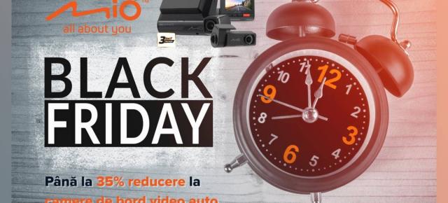 Reduceri de până la 35% la camerele Mio MiVue de Black Friday! Modele 4K și accesorii incluse în ofertă