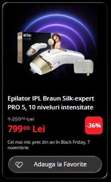 Black Friday 2025, Live Blogging Mobilissimo; Reduceri și cataloage eMAG, PC Garage, Fashion Days, evoMAG.ro, Flanco... - imaginea 175