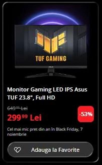 Black Friday 2025, Live Blogging Mobilissimo; Reduceri și cataloage eMAG, PC Garage, Fashion Days, evoMAG.ro, Flanco... - imaginea 197