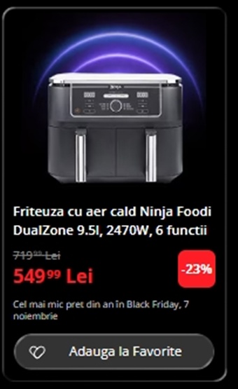 Black Friday 2025, Live Blogging Mobilissimo; Reduceri și cataloage eMAG, PC Garage, Fashion Days, evoMAG.ro, Flanco... - imaginea 199