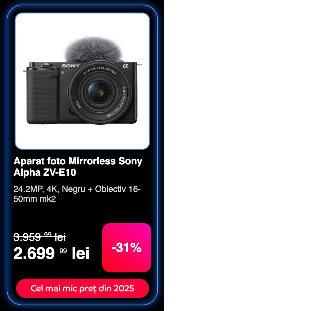 Black Friday 2025, Live Blogging Mobilissimo; Reduceri și cataloage eMAG, PC Garage, Fashion Days, evoMAG.ro, Flanco... - imaginea 274