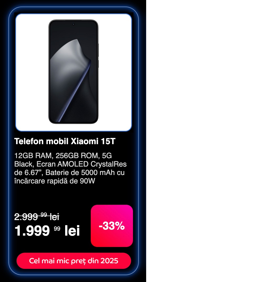 Black Friday 2025, Live Blogging Mobilissimo; Reduceri și cataloage eMAG, PC Garage, Fashion Days, evoMAG.ro, Flanco... - imaginea 286