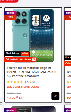 Black Friday 2025, Live Blogging Mobilissimo; Reduceri și cataloage eMAG, PC Garage, Fashion Days, evoMAG.ro, Flanco... - imaginea 341