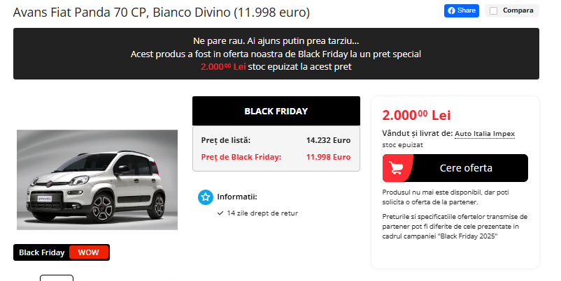 Black Friday 2025, Live Blogging Mobilissimo; Reduceri și cataloage eMAG, PC Garage, Fashion Days, evoMAG.ro, Flanco... - imaginea 369