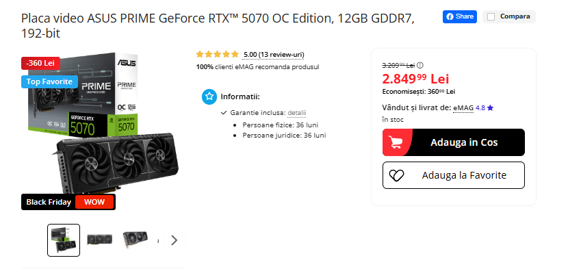 Black Friday 2025, Live Blogging Mobilissimo; Reduceri și cataloage eMAG, PC Garage, Fashion Days, evoMAG.ro, Flanco... - imaginea 375