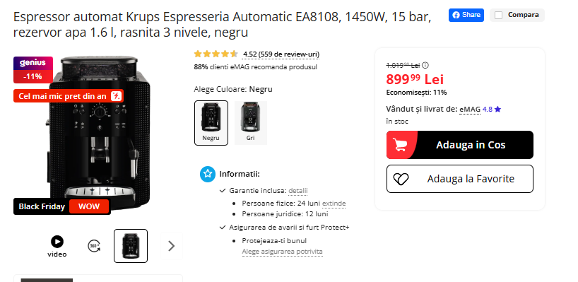 Black Friday 2025, Live Blogging Mobilissimo; Reduceri și cataloage eMAG, PC Garage, Fashion Days, evoMAG.ro, Flanco... - imaginea 377