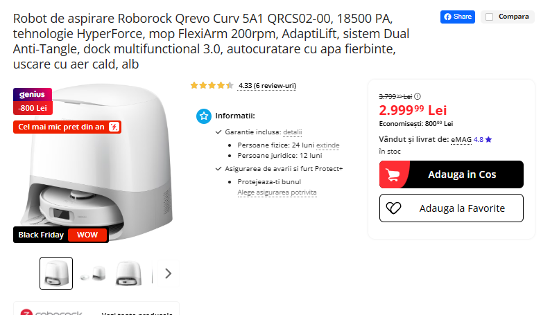 Black Friday 2025, Live Blogging Mobilissimo; Reduceri și cataloage eMAG, PC Garage, Fashion Days, evoMAG.ro, Flanco... - imaginea 379