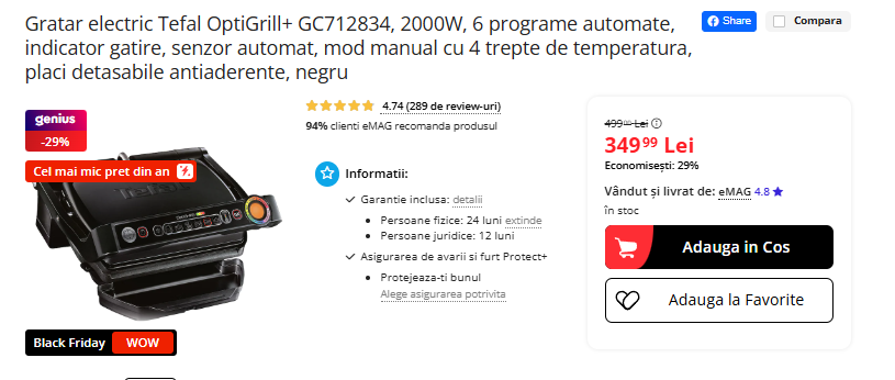 Black Friday 2025, Live Blogging Mobilissimo; Reduceri și cataloage eMAG, PC Garage, Fashion Days, evoMAG.ro, Flanco... - imaginea 385