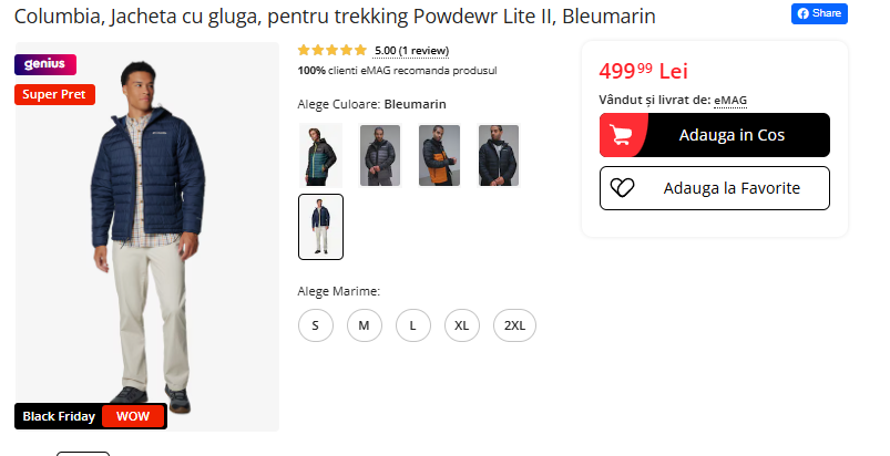 Black Friday 2025, Live Blogging Mobilissimo; Reduceri și cataloage eMAG, PC Garage, Fashion Days, evoMAG.ro, Flanco... - imaginea 396