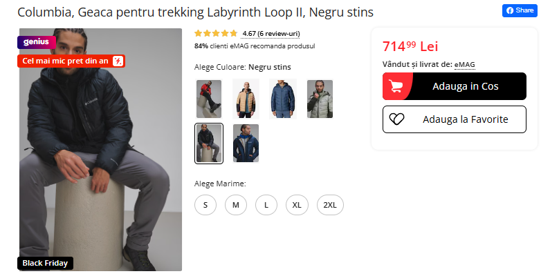 Black Friday 2025, Live Blogging Mobilissimo; Reduceri și cataloage eMAG, PC Garage, Fashion Days, evoMAG.ro, Flanco... - imaginea 400