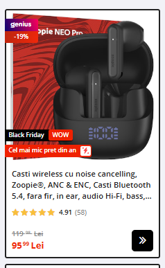 Black Friday 2025, Live Blogging Mobilissimo; Reduceri și cataloage eMAG, PC Garage, Fashion Days, evoMAG.ro, Flanco... - imaginea 439