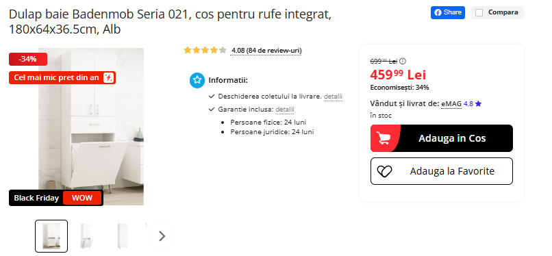 Black Friday 2025, Live Blogging Mobilissimo; Reduceri și cataloage eMAG, PC Garage, Fashion Days, evoMAG.ro, Flanco... - imaginea 451