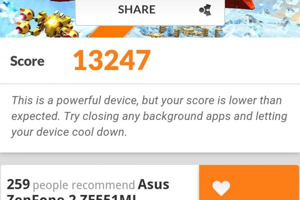 ASUS Zenfone 2 ZE551ML - Benchmark-uri