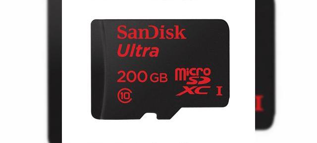 SanDisk anunţa livrarea primelor carduri microSD de 200 GB în decembrie