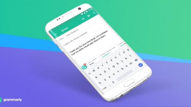 <b>Grammarly este o nouă tastatură pentru Android; se adresează celor care scriu în engleză dar nu stăpânesc gramatica 100%</b>În ultimele zile a debutat și aplicația Grammarly în Google Play, fiind vorba despre o tastatură virtuală pentru Android ce se adresează persoanelor care scriu mult în engleză dar nu o stăpânesc 100%, astfel că se oferă