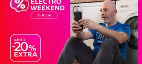 Electro Weekend revine la eMAG în perioada 5-8 iulie cu reduceri extra de până la 20% la smartphone-uri, TV-uri, electrocasnice mari și mici; Ce avem în ofertă?