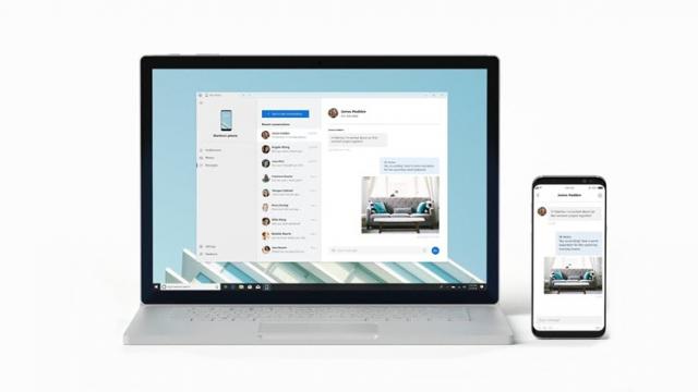 <b>Cel mai proaspăt release Windows 10 Insider aduce suport pentru aplicația Microsoft Your Phone de pe Android</b>Chiar la începutul lunii mai cei de la Microsoft anunțau lansarea aplicației Your Phone pentru Windows 10, program ce oferă un soi de continuitate pentru smartphone. Astfel putem răspunde la mesaje direct de pe laptop/PC, transfera fișiere