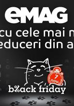 Când are loc Black Friday 2025 pe eMAG.ro? Data exactă a marelui eveniment de shopping a fost dezvăluită!