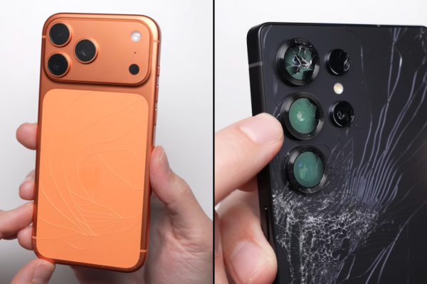 Cum rezistă iPhone 17 Pro Max la un drop test faţă de Galaxy S25 Ultra: titan versus aluminiu 