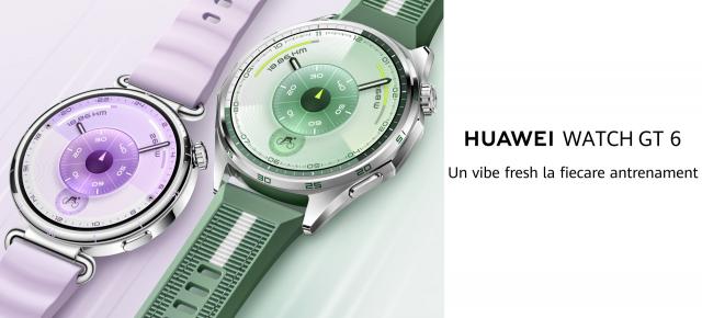 Preț și disponibilitate HUAWEI Watch GT 6 în România (300 lei extra-reducere)