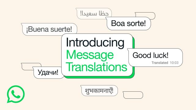 <b>WhatsApp îți traduce acum conversațiile în timp real! Funcția e deja activă pe Android și iOS</b>WhatsApp a început să implementeze o funcție de traducere automată a mesajelor, direct în aplicație, atât pentru Android cât și pentru iOS. Fără să mai fie nevoie de copy-paste între aplicații, poți traduce instant mesajele dintr-o conversație