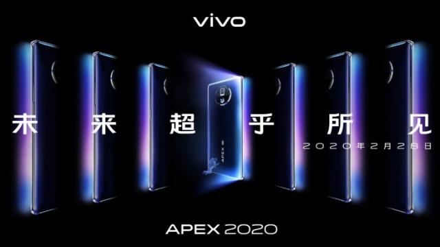 <b>Vivo APEX 2020, telefonul cu gimbal primeşte dată de lansare: 28 februarie; Aparent are ecran curbat la 120 de grade</b>Continuă teaserele pentru Vivo APEX 2020, acel telefon care are postere deja în aeroportul din Barcelona. Terminalul ar avea un gimbal integrat în cameră şi mai nou se lansează pe 28 februarie. Am aflat şi un lucru inedit despre designul său.