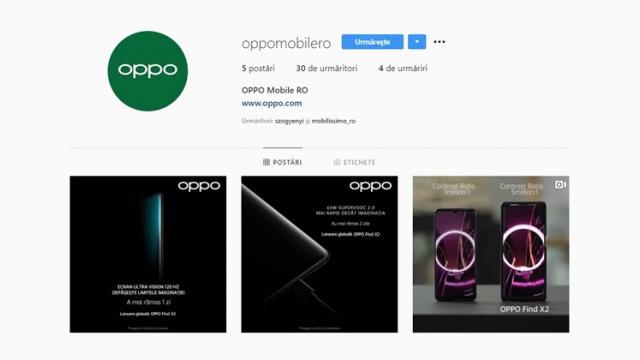 <b>Oppo România are de astăzi și un cont oficial de Instagram; Găsim filiala locală și pe YouTube</b>Încă din luna ianuarie a acestui an am aflat faptul că Oppo România a devenit realitate, filiala locală a producătorului de smartphone-uri din China înregistrând în momentul cu pricina un domeniu web 