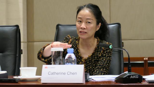 <b>Catherine Chan, vice-președinte Huawei și membru în board-ul director al companiei, răspunde la întrebările grupului de jurnaliști din România (audio)  </b>Săptămâna trecută, după cum știți probabil, am avut ocazia să vizităm China, mai exact trei orașe, Shanghai, Dongguan și Shenzhen, orașe în care Huawei a investit major în centre R&D, campusuri, fabrici 