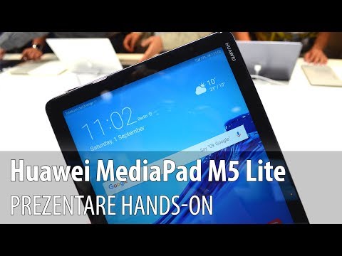 Huawei MediaPad M5 Lite - Video-prezentare hands-on de la #IFA2018 din Berlin