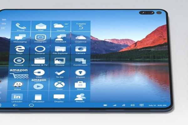 Microsoft Surface Note este un soi de Surface Phone flexibil, care se deschide şi devine o tabletă (Concept)