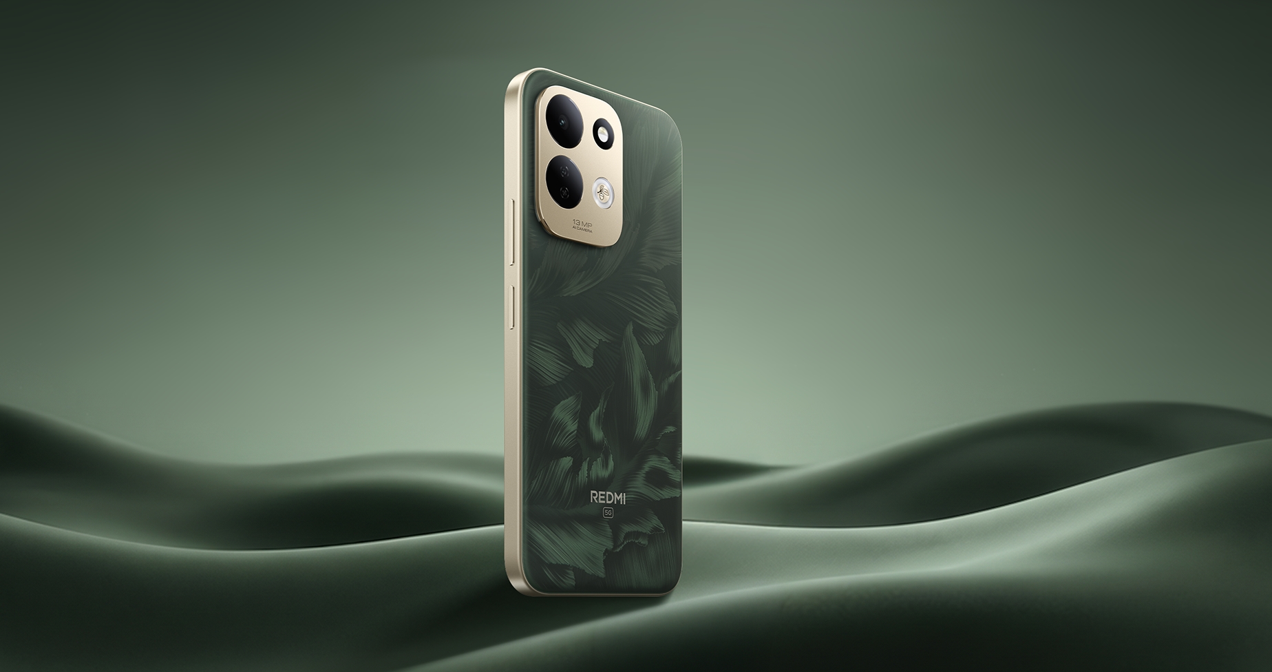 Redmi M100 are gradient cu frunze tropicale în spate, baterie de 7900 mAh și tocmai a fost anunțat oficial