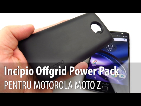 Prezentare video Incipio Offgrid Power Pack pentru Motorola Moto Z (Modul baterie)