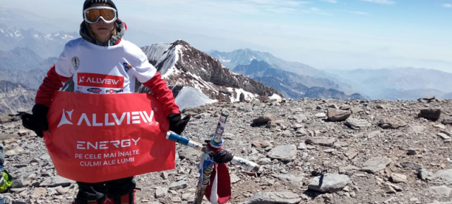 Expediția Allview 'Energy, pe cele mai înalte culmi ale lumii' a ajuns la final; tânărul Erik Gulacsi cucerește vârful Aconcagua