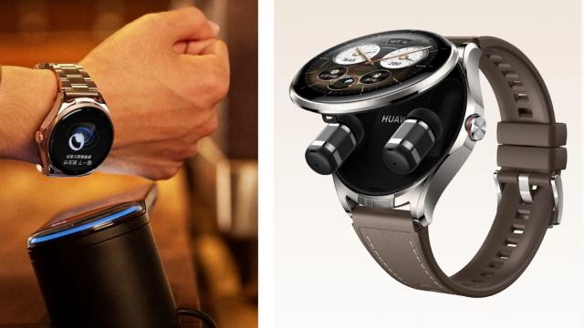 <b>Huawei Watch Buds 2 combină un smartwatch premium cu căști wireless discrete; Tocmai a debutat în China!</b>Vă mai amintiți de Huawei Watch Buds? Primul smartwatch cu căști wireless integrate debuta în 2023 și a primit chiar un review detaliat din partea noastră pe atunci. Ei bine, iată că sosește oficial și un succesor pentru acest model sub forma Watch Buds 2