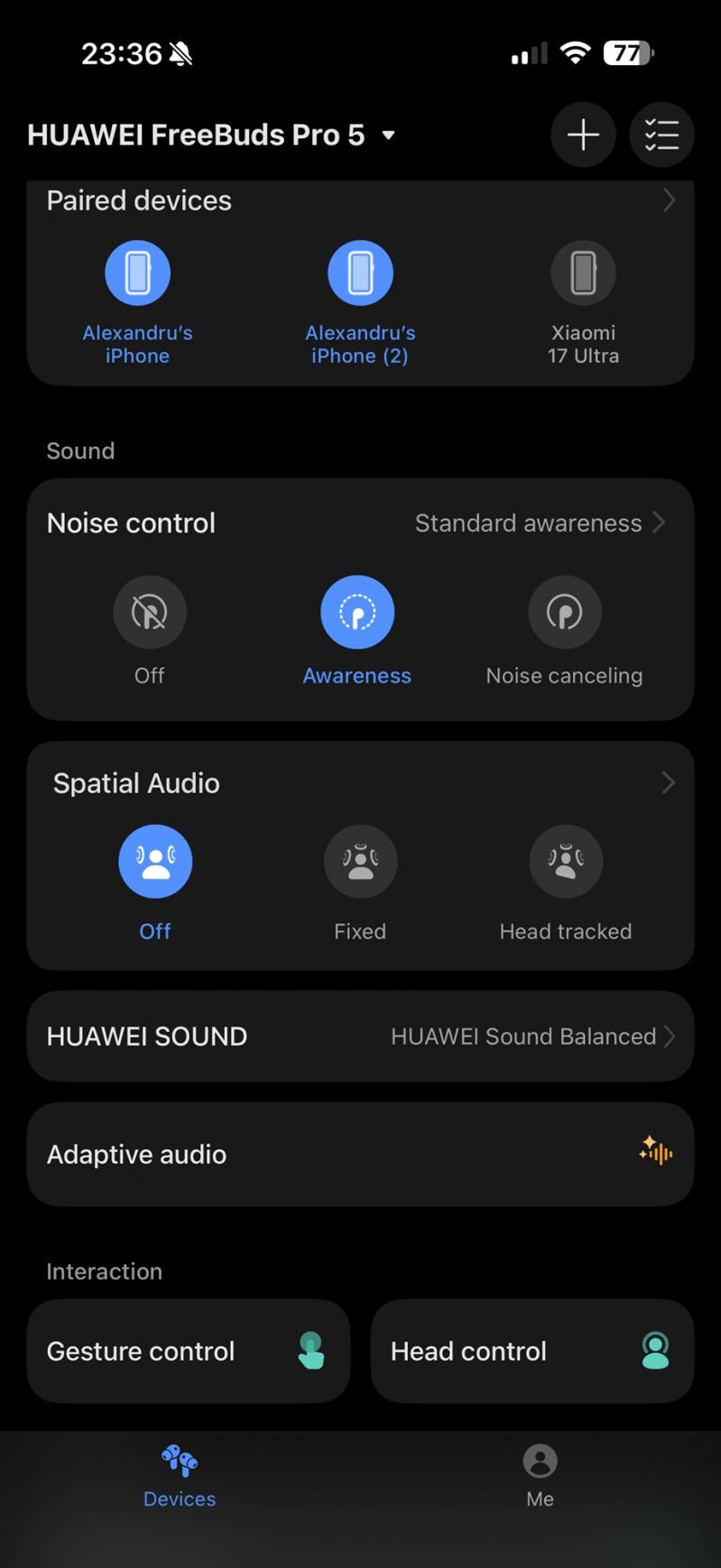 HUAWEI Audio Connect - Interfață: Photo 07.03.2026, 23 36 05.jpg