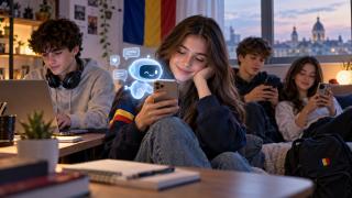 56% dintre adolescenții români folosesc AI aproape zilnic; 22% vorbesc cu el „ca unui prieten”