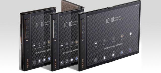 Vertu Ayxta Fold 5G este un telefon pliabil de lux, practic un Royole Flexpai 2 rebranduit