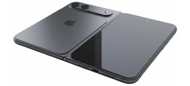 Avem imagini cu primul iPhone pliabil! Format atipic, display de 7.76 inch și cameră duală în spate