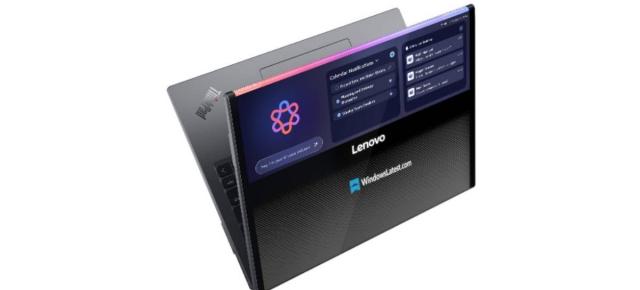 CES 2026: Lenovo experimentează din nou cu ecrane rulabile; ThinkPad Rollable XD aduce un twist futurist