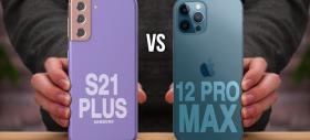 Galaxy S21+ apare într-un nou hands-on; Avem parte de o comparație a camerei cu iPhone 12 Pro Max