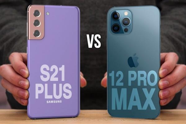 Galaxy S21+ apare într-un nou hands-on; Avem parte de o comparație a camerei cu iPhone 12 Pro Max