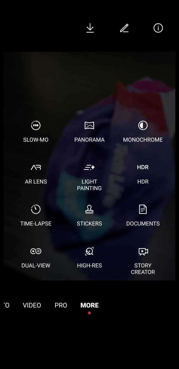 Interfață grafică cameră Huawei Mate 40 Pro