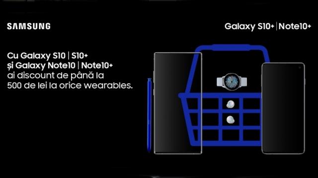 <b>Alege acum un pachet smartphone + smartwatch sau căști wireless Samsung și primești 500 lei reducere la comandă; Iată ofertele Samsung România</b>Din partea celor de la Samsung România vine astăzi o nouă ofertă atractivă pentru cei care aveau în plan achiziția unui smartphone, astfel că până pe data de 31 martie vom primi un discount de până la 500 lei pentru achiziția