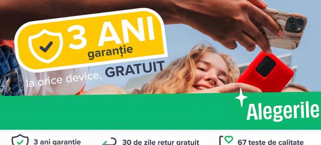 Flip.ro oferă 3 ani de garanție pentru dispozitivele recondiționate; Campanie limitată până pe 3 noiembrie 2024